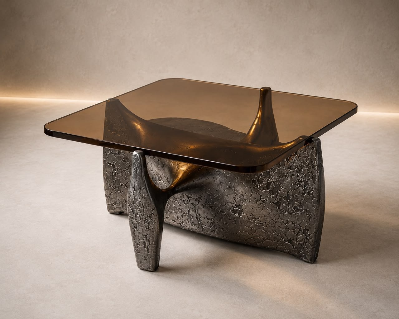 Graphite — cast aluminum base, traces of transformation